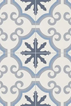 Carrelage Galdana 45x45 – Imitation carreaux de ciment bleu Promotion Saisonnière